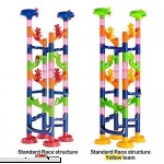 WEofferwhatYOUwant Marble Run Coaster Toy Challenge Construction Set for Children. Twin Track Tower for Family and Friends. 122 Assembled Pieces  B01FA1I1FY